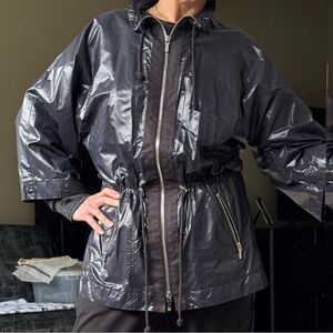Tory Burch Women’s Ronnie 3/4 Sleeve Rain Jacket